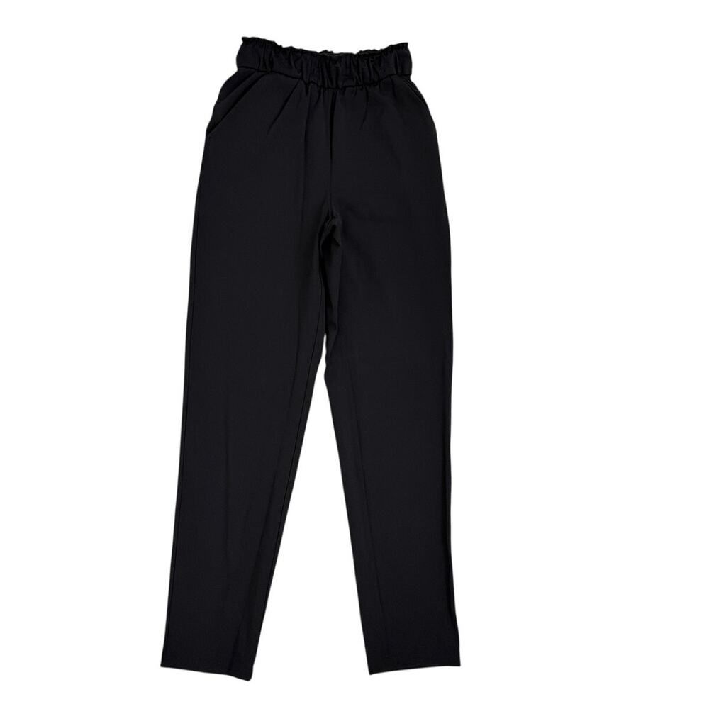 Lululemon Keep Moving Black Pull On Ankle Athleisure Pants Size 0 - Picture 2 of 6